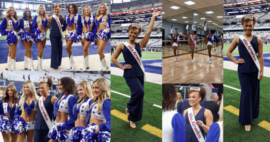 Miss America Regan Hutsell Returns Home to Texas for Dallas Cowboys Home Opener