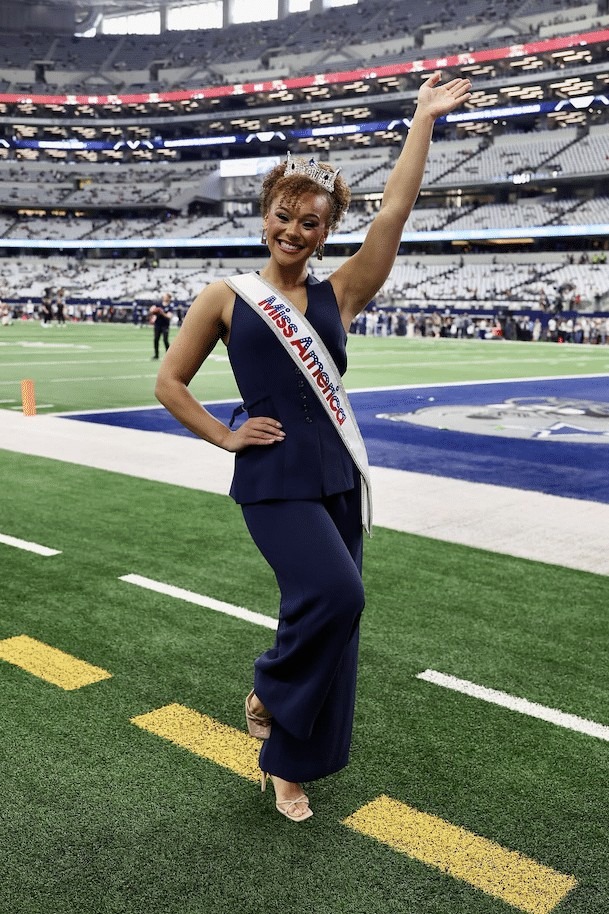 Miss America Regan Hutsell Returns Home to Texas for Dallas Cowboys Home Opener